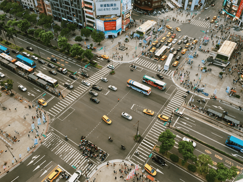 street view from above